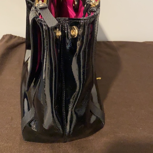 Kate Spade Black Patent Leather Purse - Picture 4 of 6
